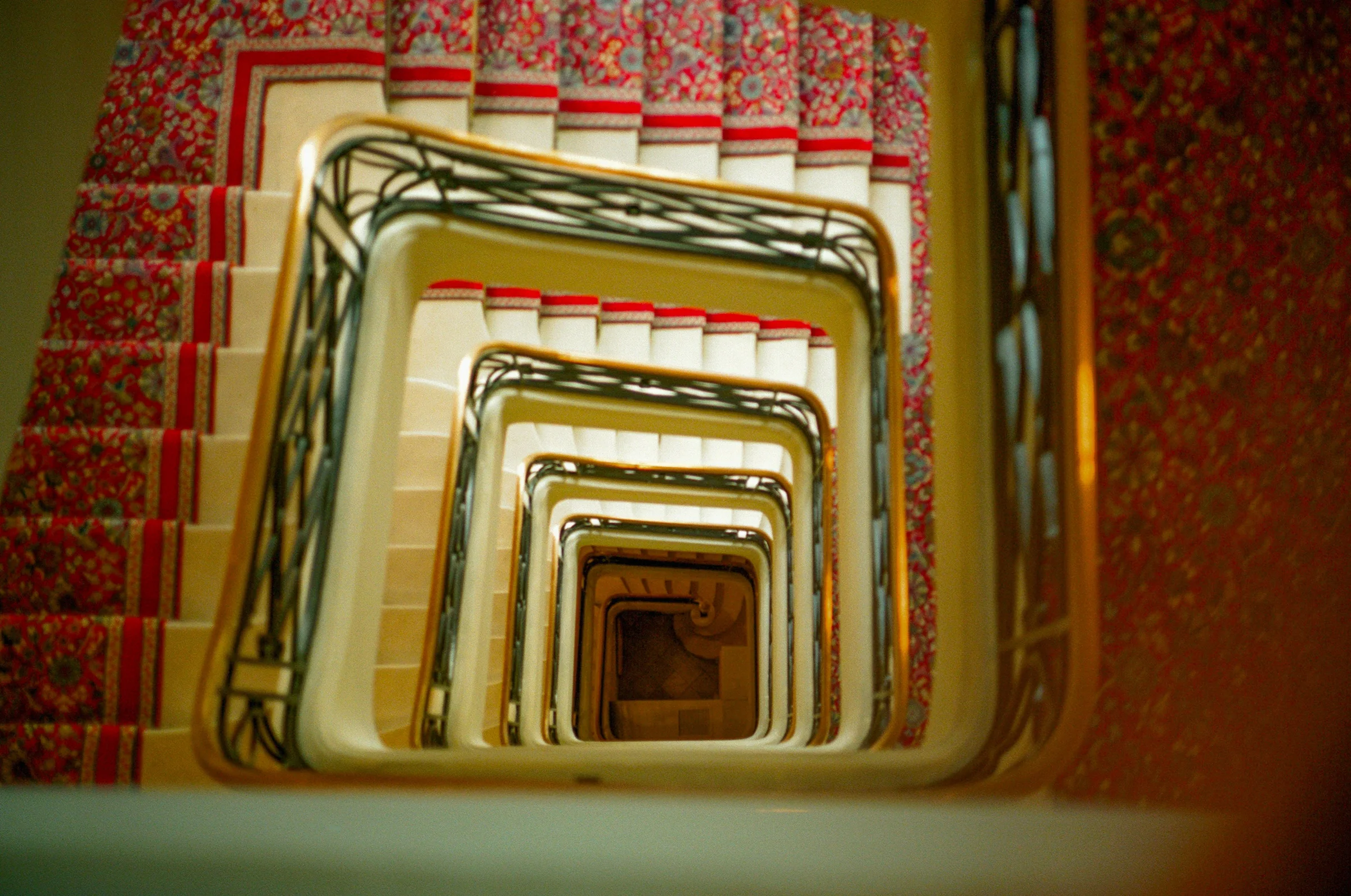 Hotel stairway