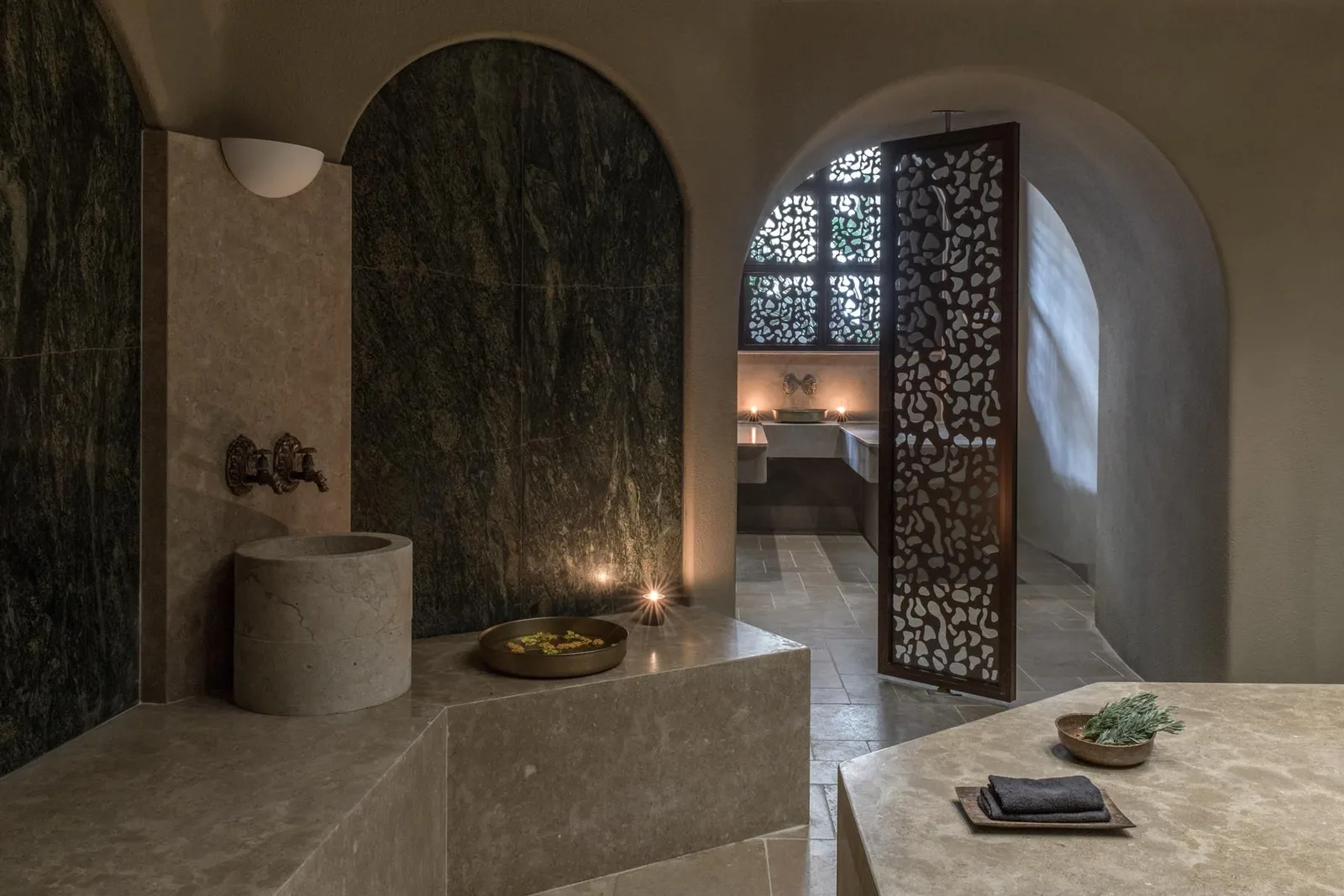 Mediterranean dining at Cremnos, Acro Suites.