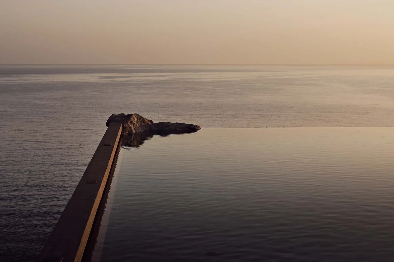 Sunset over Mononaftis Bay from Acro Suites, Crete.